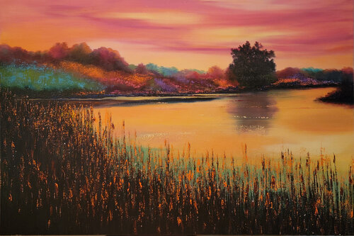 Calm at Twilight par Faith Patterson, Peinture en vente sur Singulart