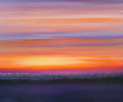 Radiant Dusk di Faith Patterson, Pittura in vendita su Singulart