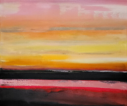 Recalling the Sunset van Faith Patterson, Schilderij te koop op Singulart
