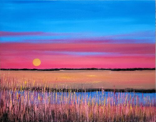 Riverbank Chatter von Faith Patterson, Malerei kaufen auf Singulart