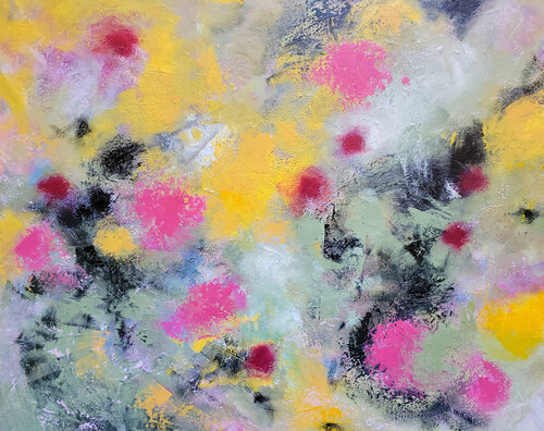 Sunlit Garden di Faith Patterson, Pittura in vendita su Singulart