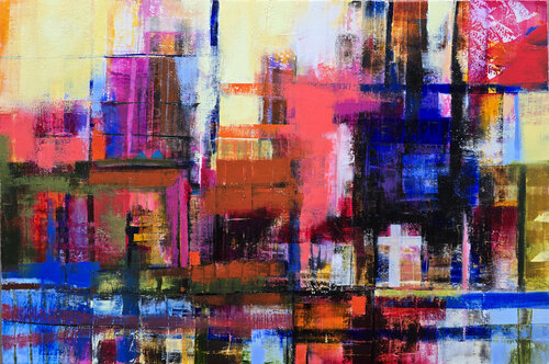 Morning Story di Faith Patterson, Pittura in vendita su Singulart