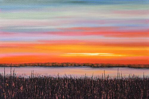 Peace Among Reeds van Faith Patterson, Schilderij te koop op Singulart