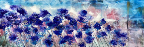 Violets are Blue di Faith Patterson, Pittura in vendita su Singulart