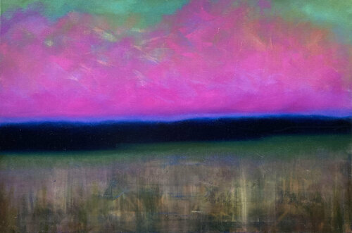 Magenta Sky di Faith Patterson, Pittura in vendita su Singulart