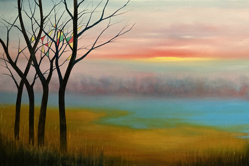 Contemplation di Faith Patterson, Pittura in vendita su Singulart