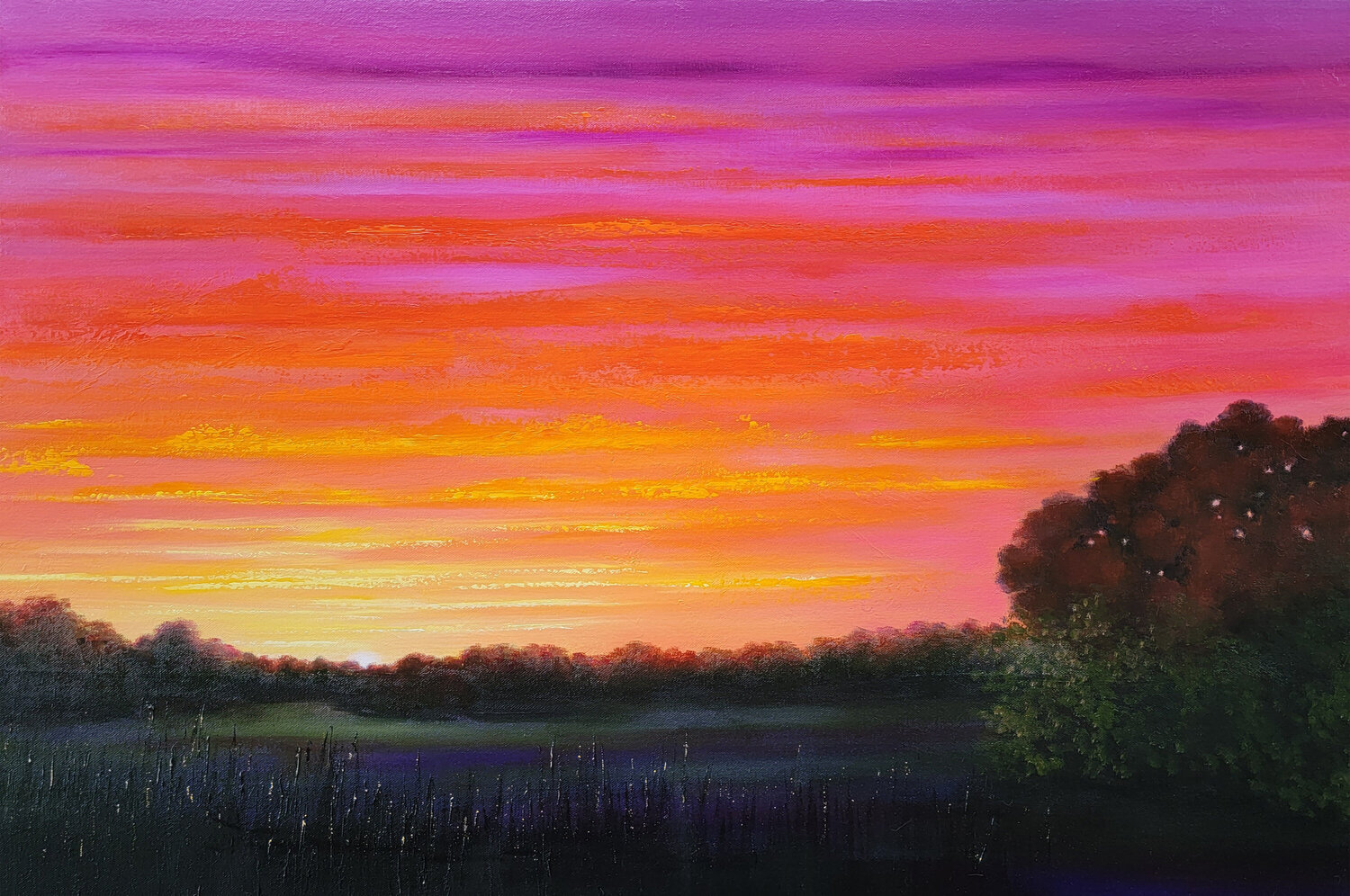 Blazing Sunset Faith Patterson