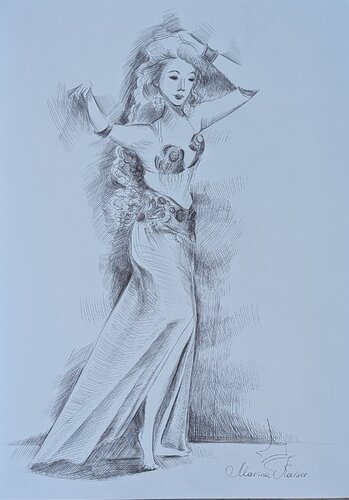"1000 und 1 Nacht" de Marina Kaiser, Dibujo a la venta en Singulart