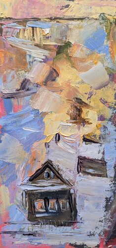 Winter van Marina Kaiser, Schilderij te koop op Singulart
