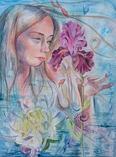Zarte Welt van Marina Kaiser, Schilderij te koop op Singulart