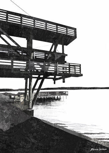 Hopptornet von Marcus Larsson, Druck kaufen auf Singulart