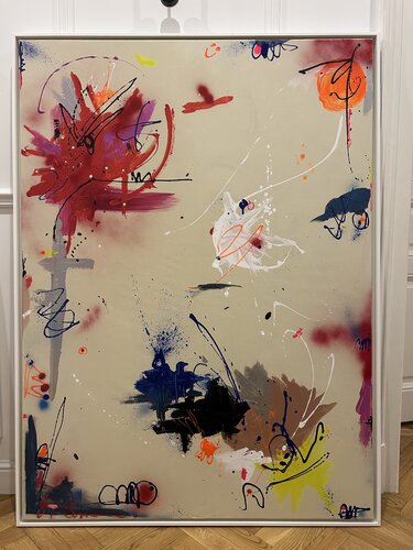Fragments of bloom de Martina Gvizdova, Pintura a la venta en Singulart