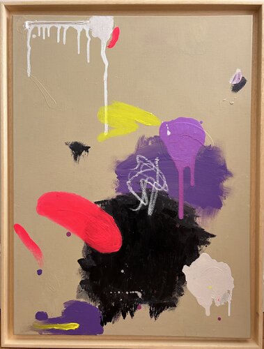 Blah Blah Beautiful by Martina Gvizdova, Painting for Sale on Singulart