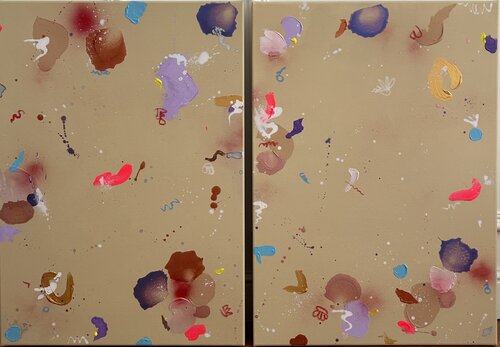 Neon Bloom van Martina Gvizdova, Schilderij te koop op Singulart