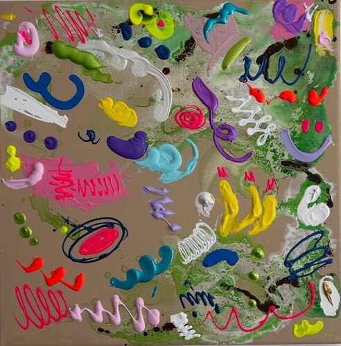 Bubblegum Dream by Martina Gvizdova, Painting for Sale on Singulart
