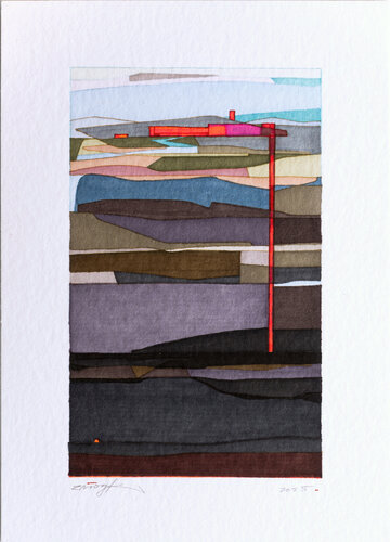 Memory of the soil by Konstantin Danilov, 종이 for Sale on Singulart