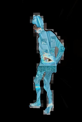 An abstract man. no 1 von Jef Artpoint, Druck kaufen auf Singulart