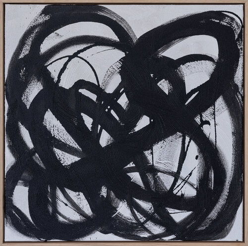 Black Strokes by Mareike Böhmer, Painting for Sale on Singulart