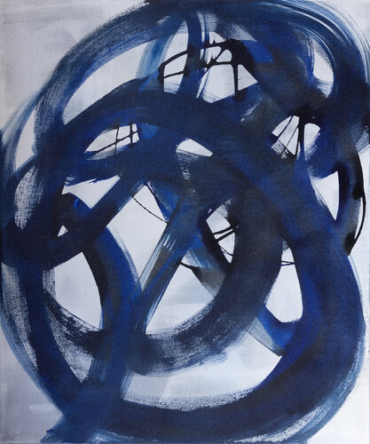 Blue Tangle di Mareike Böhmer, Pittura in vendita su Singulart