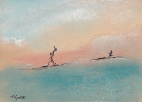 Splitter SWL 208 par Laszlo Toth, Œuvre sur papier en vente sur Singulart