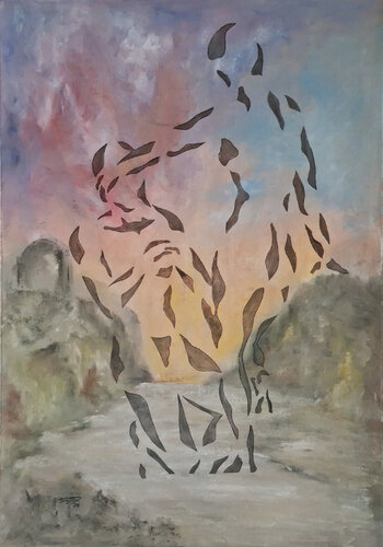 Humanoid-Splitter (HS 26-1) par Laszlo Toth, Œuvre sur papier en vente sur Singulart