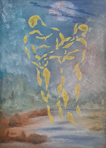Humanoid-Splitter (HS 26-7) van Laszlo Toth, Werk op papier te koop op Singulart