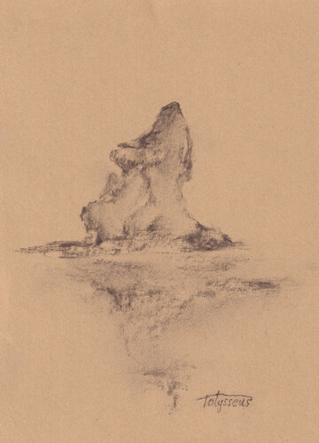 ST 103 - Studie mit Kohle by Laszlo Toth, Work on Paper for Sale on Singulart