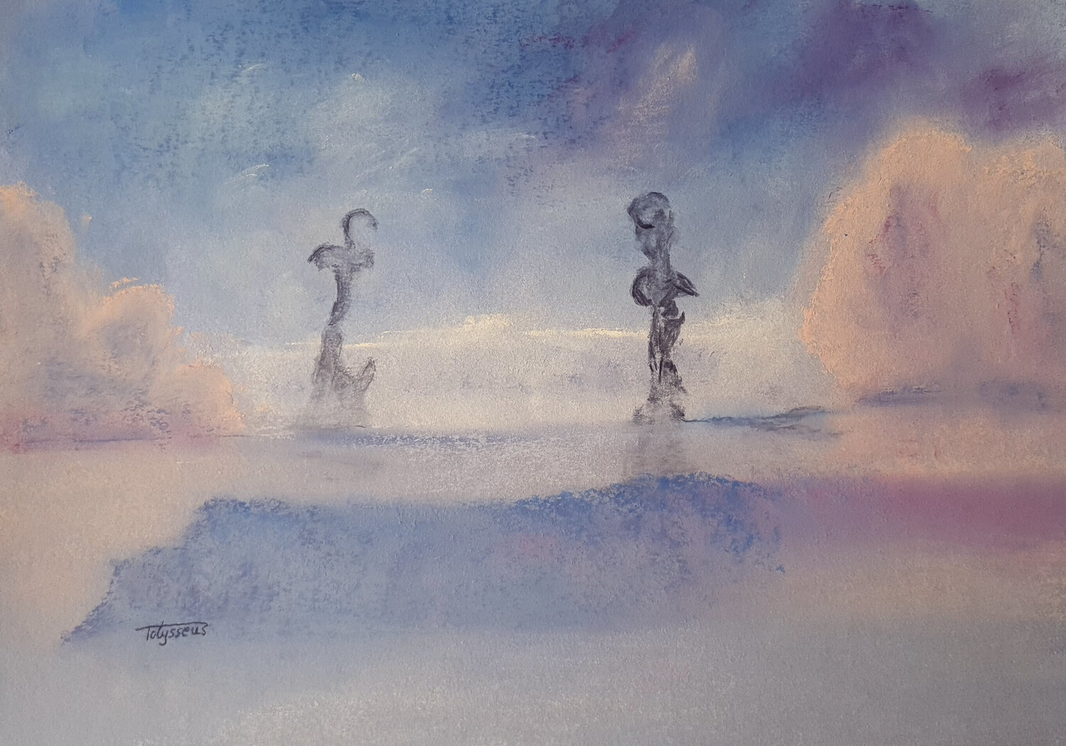 Rhein-Phänomen RP 106 Laszlo Toth Work on Paper for sale