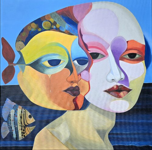 Urban Sirens by Anna Burger, Painting for Sale on Singulart