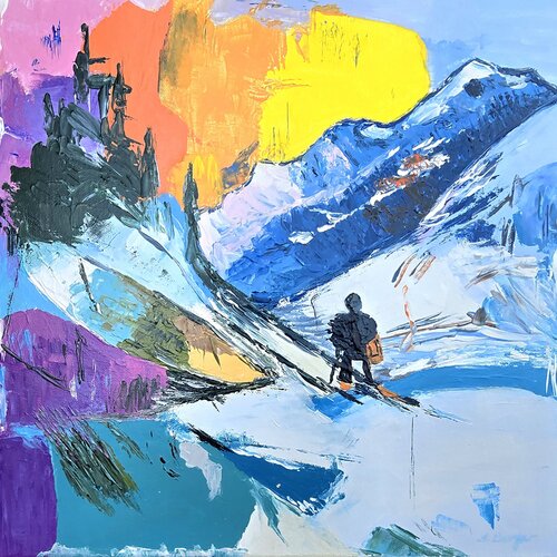 Spirit Echo of Salzkammergut by Anna Burger, Painting for Sale on Singulart