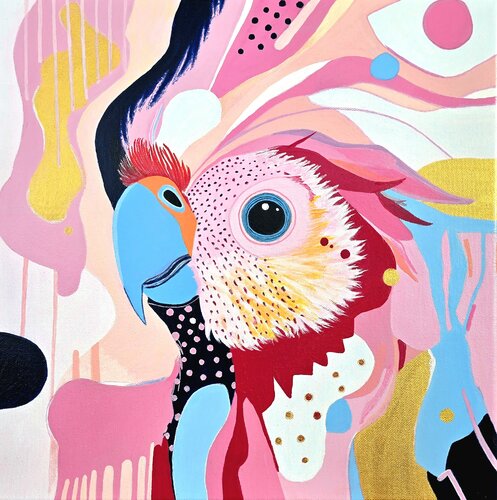 Olympic Cocatoo von Anna Burger, Malerei kaufen auf Singulart