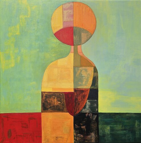Venus of Willendorf by Anna Burger, Painting for Sale on Singulart