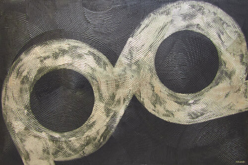 INTERCONESSIONI #523 von ROBERTO PRANDI, Malerei kaufen auf Singulart