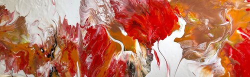 "Scarlet Bloom" van Geraldine McNamara, Schilderij te koop op Singulart
