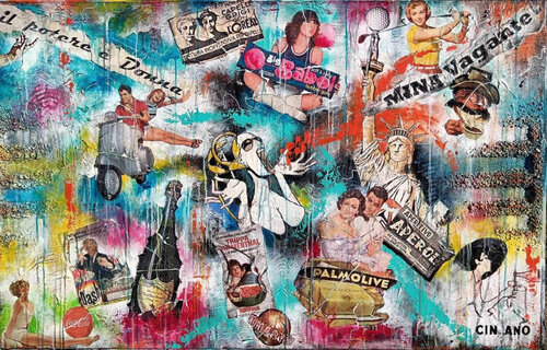 Il potere è donna - Urban Luxury Pop Art Painting by Luca La Marca di Luca La Marca, Pittura in vendita su Singulart