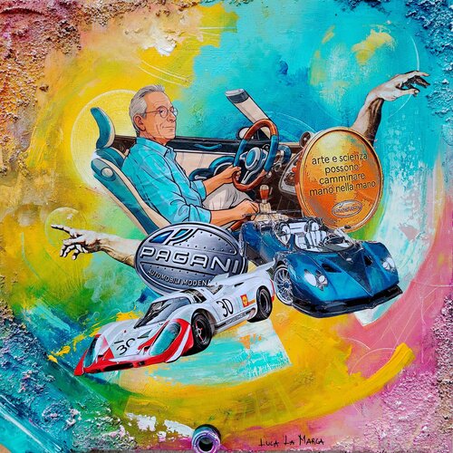 PAGANI AUTO HORACIO PAGANI by Luca La Marca, 회화 for Sale on Singulart