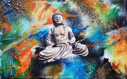 buddha by Luca La Marca, 회화 for Sale on Singulart