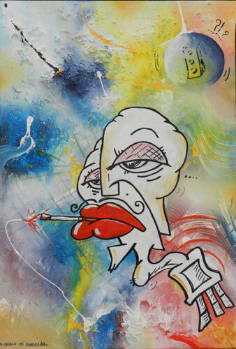 in cerca di energia - Urban Luxury Pop Art Painting by Luca La Marca by Luca La Marca, 회화 for Sale on Singulart
