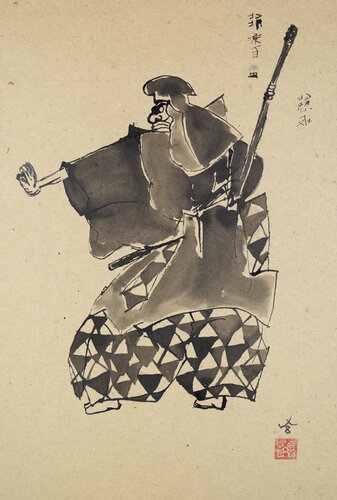 Noh "Kumasaka" from Kogyo Tsukioka (Paper-backed) van Hirofumi Miyauchi (Andecian), Werk op papier te koop op Singulart