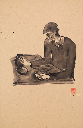 "The Blind Man's Meal" from Pablo Picasso by Hirofumi Miyauchi (Andecian), Work on Paper for Sale on Singulart