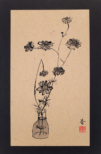 Chamomile from the garden by Hirofumi Miyauchi (Andecian), Work on Paper for Sale on Singulart