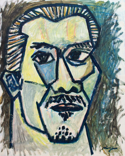 Self Portrait de Hirofumi Miyauchi (Andecian), Pintura a la venta en Singulart