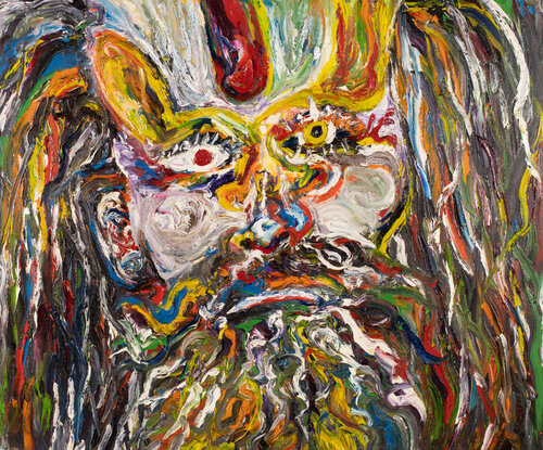 Sadhu van Hirofumi Miyauchi (Andecian), Schilderij te koop op Singulart