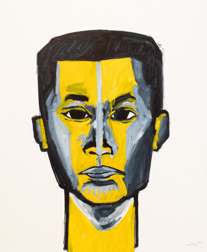 Self Portrait di Hirofumi Miyauchi (Andecian), Pittura in vendita su Singulart