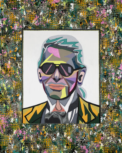 Karl Lagerfeld von Zaneta Schwan, Malerei kaufen auf Singulart