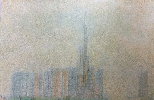 Vi vu Phố mới von Thanh Phong Hoang, Malerei kaufen auf Singulart