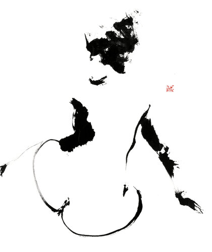 Iconienne 77 by yves dimier, Work on Paper for Sale on Singulart