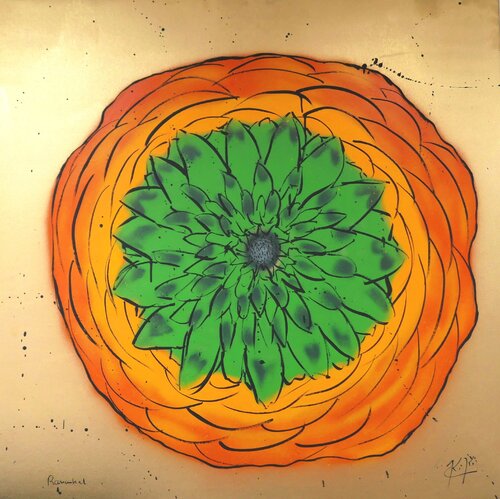 Ranunkel von Kiki Bragard, Malerei kaufen auf Singulart