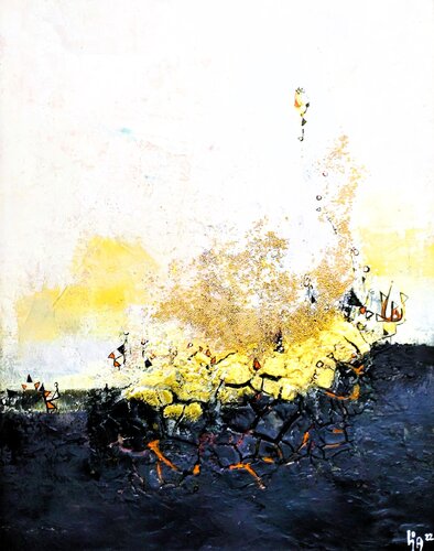 Goldstaub by Cornelia Seibt, Painting for Sale on Singulart