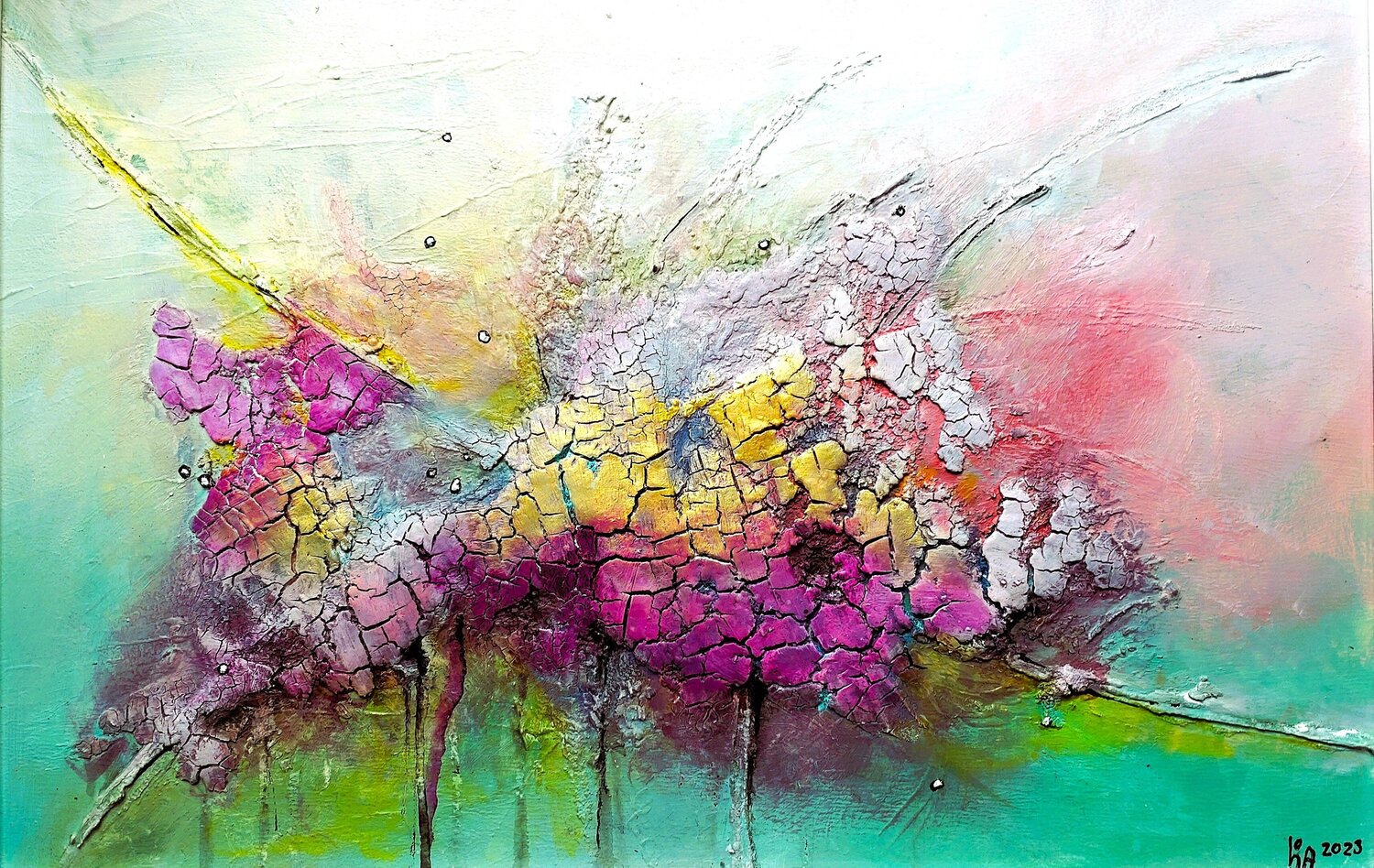 Gartenidylle Cornelia Seibt Peinture originale à vendre